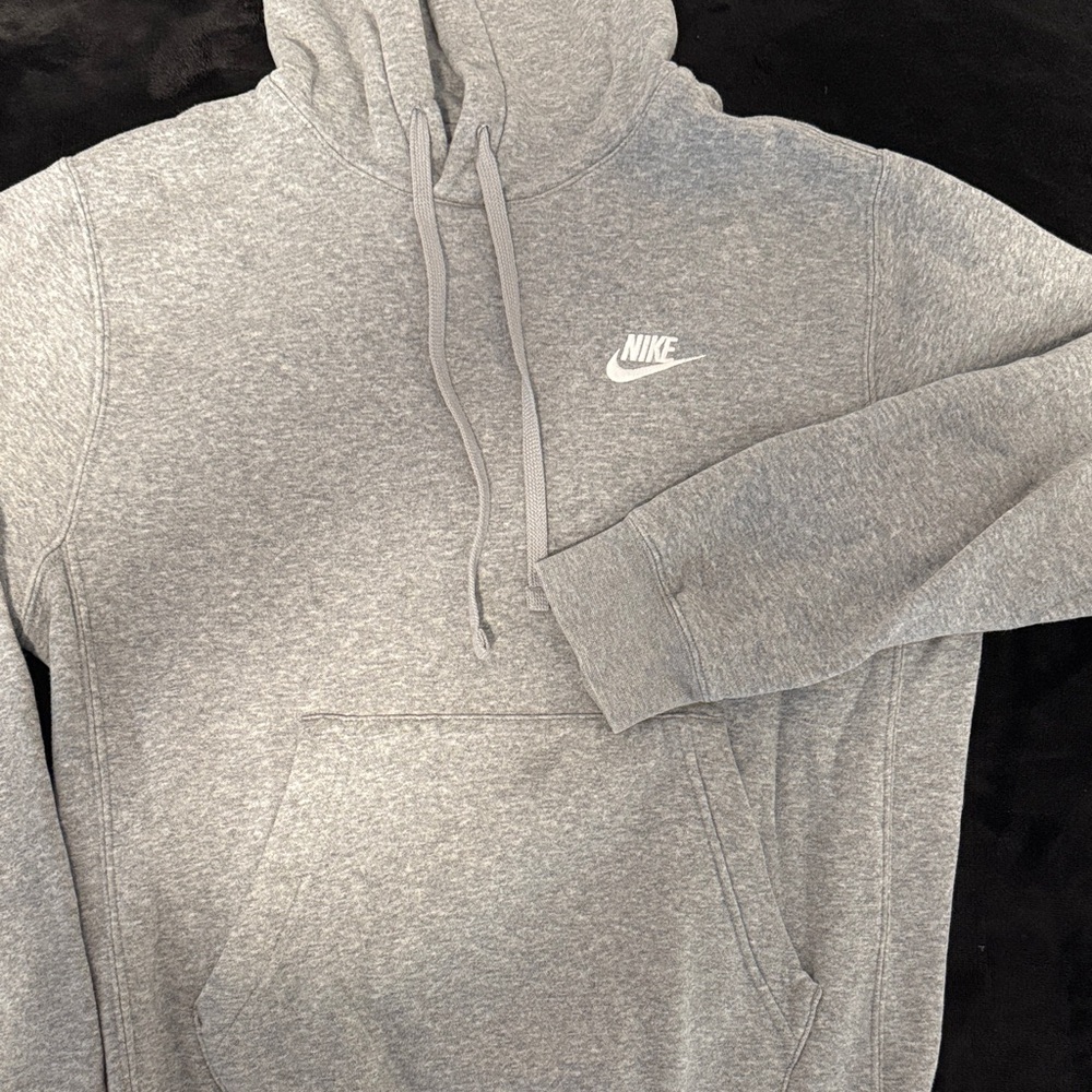 Nike Mens/Unisex Heather Gray Hoodie